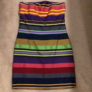 J.McLaughlin Multicolor Joy Tube Ribbon Dress